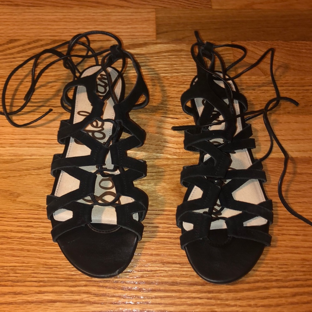 Sam Edelman Lace up sandals.